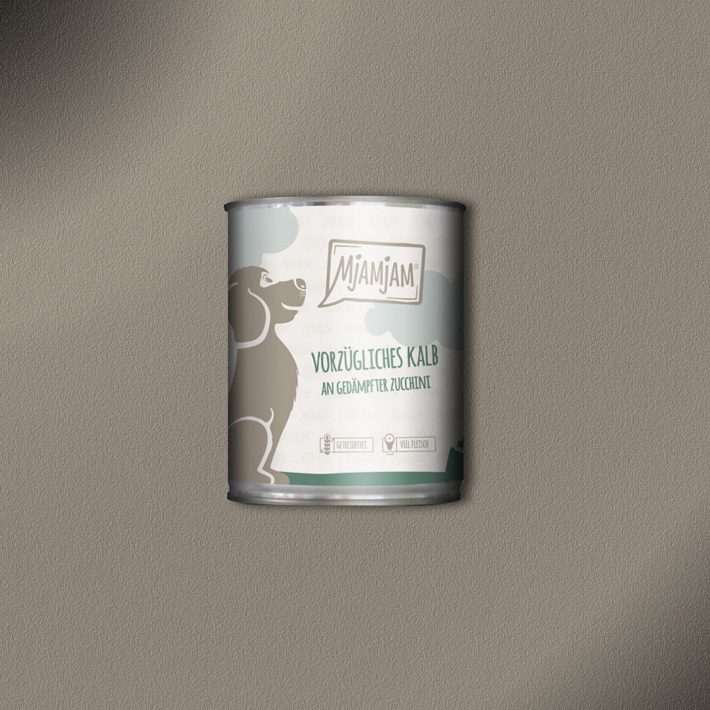 30x800g MjamMjam Vorzügliches Kalb an gedämpfter Zucchini