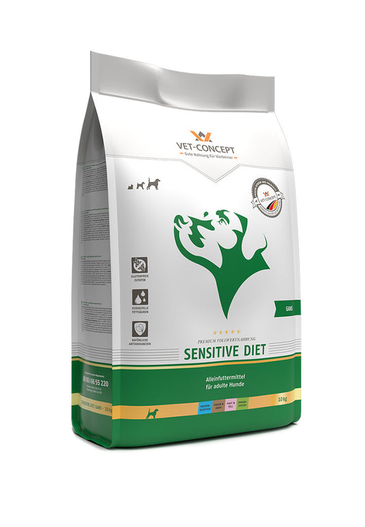 2x10kg VET-CONCEPT Sensitive Diet Gans - mit Gans, Süßkartoffel und Cranberry
