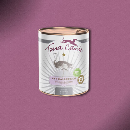 30x800g Terra Canis Hypoallergen Strauß & Pastinake