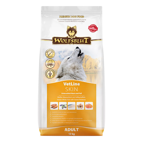 2x12kg Wolfsblut VetLine Skin & Coat