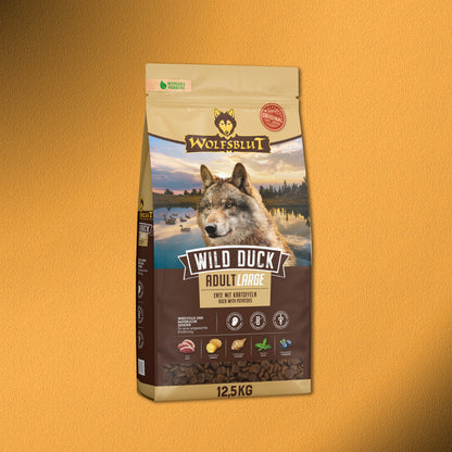 2x12,5kg Wolfsblut Wild Duck Adult Large – Ente mit Kartoffeln