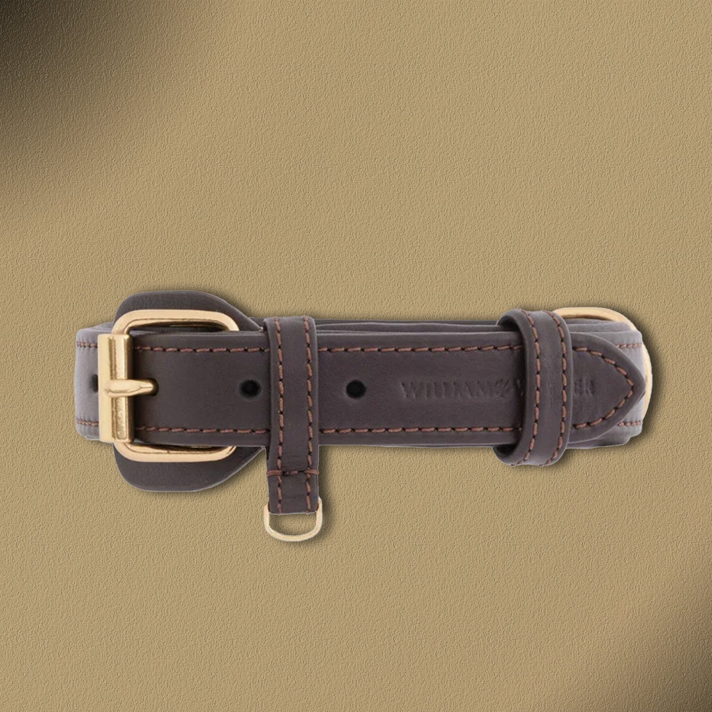 William Walker Lederhalsband Plain Kollektion