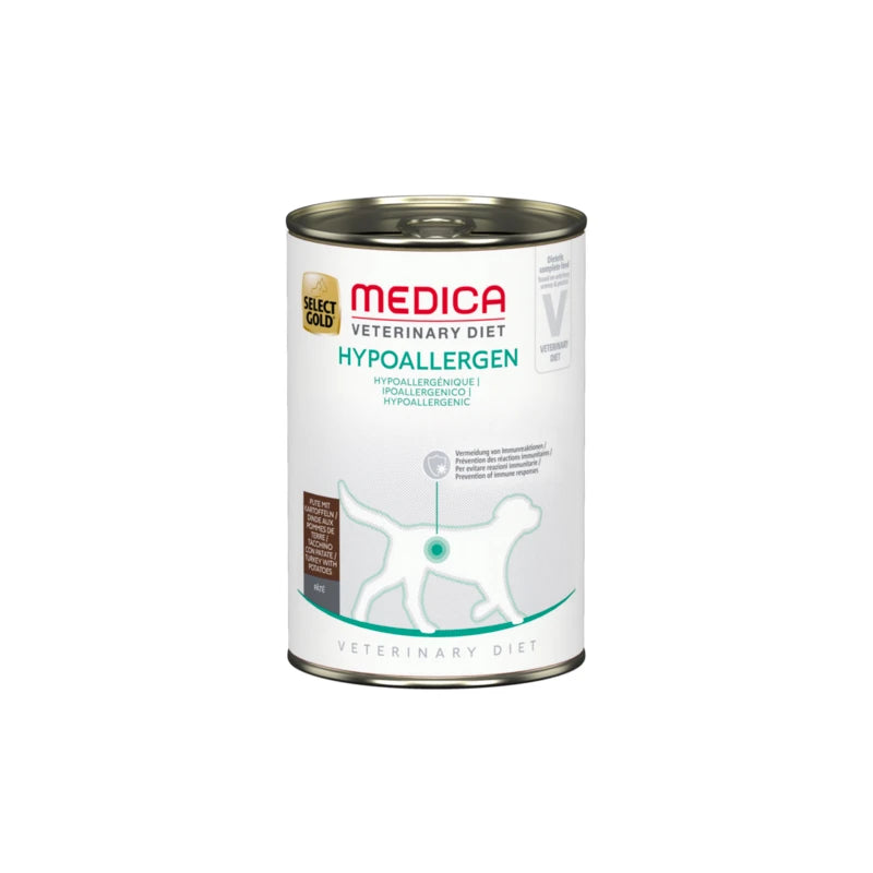 48x400g Select Gold  Medica Hypoallergen Adult  - Pute