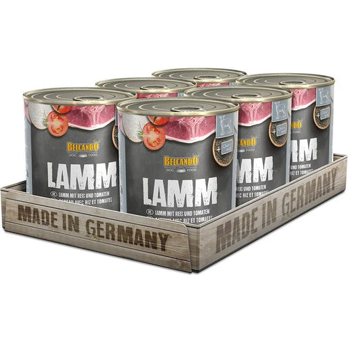 24x800g Belcando Lamm mit Reis & Tomaten