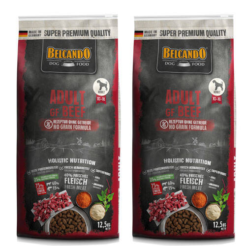 2x12,5kg Belcando Adult GF - Beef