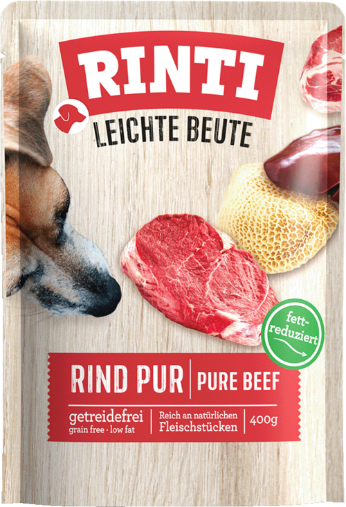 30x400g Rinti Leichte Beute Rind Pur