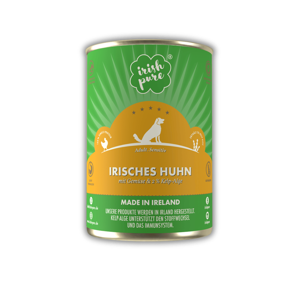 36x390g Irish Pure Irisches Huhn mit Gemüse & Kelp-Alge