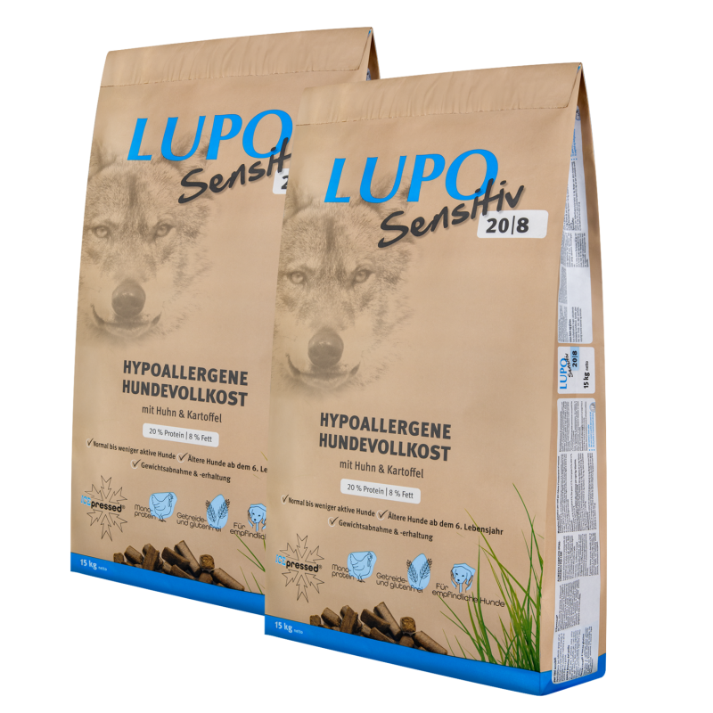 2x15kg Markus-Mühle LUPO Sensitiv 20/8