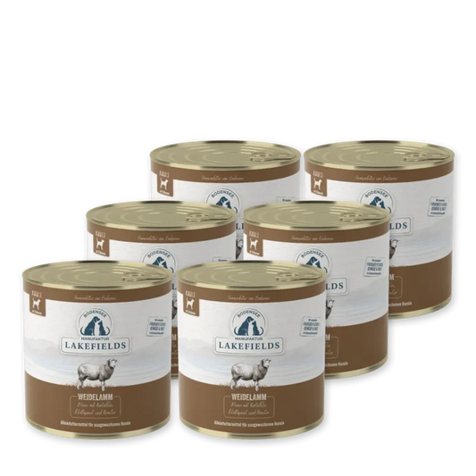 30x800g Lakefields Nassfutter-Menü Lamm