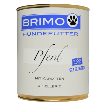 24x800g Brimo Pferd mit Karotten