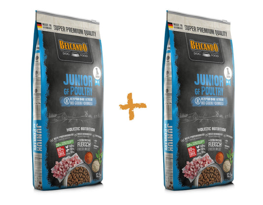 2x12,5kg Belcando Junior GF Poultry