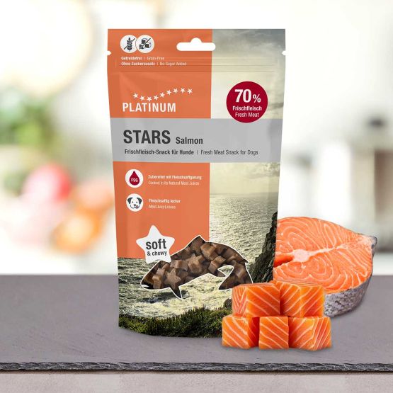 40x185g Platinum Stars - Salmon