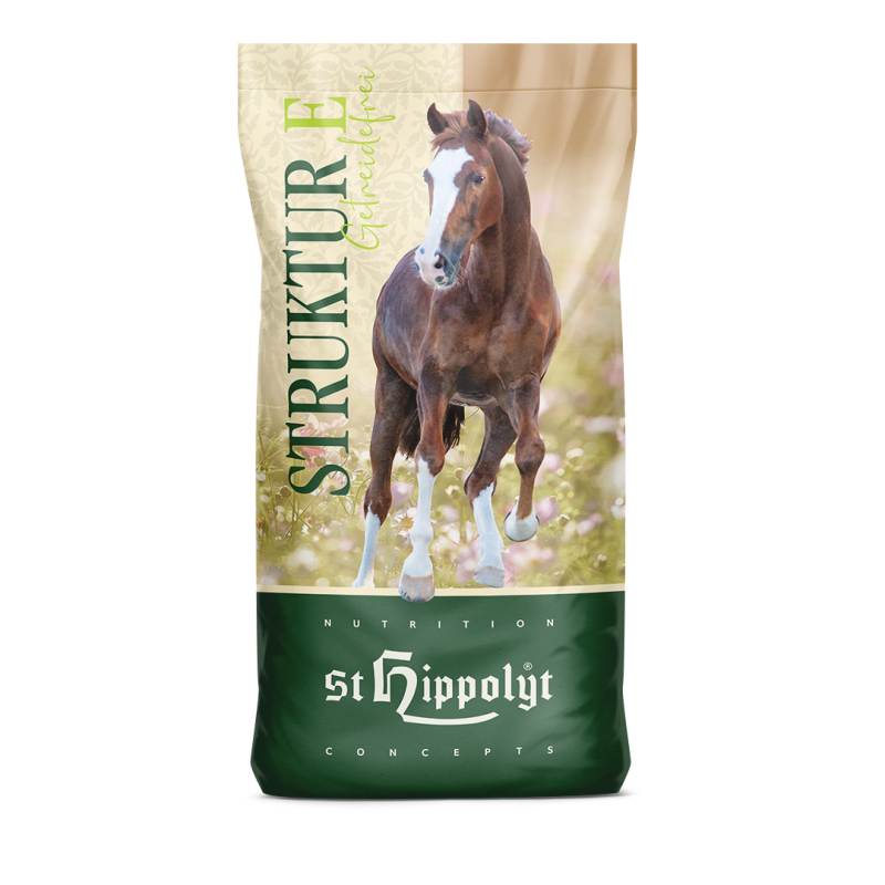 2x15kg St. Hippolyt Struktur-E Getreidefrei - für Pferde
