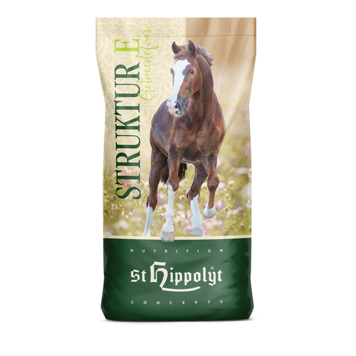 2x15kg St. Hippolyt Struktur-E Getreidefrei - für Pferde
